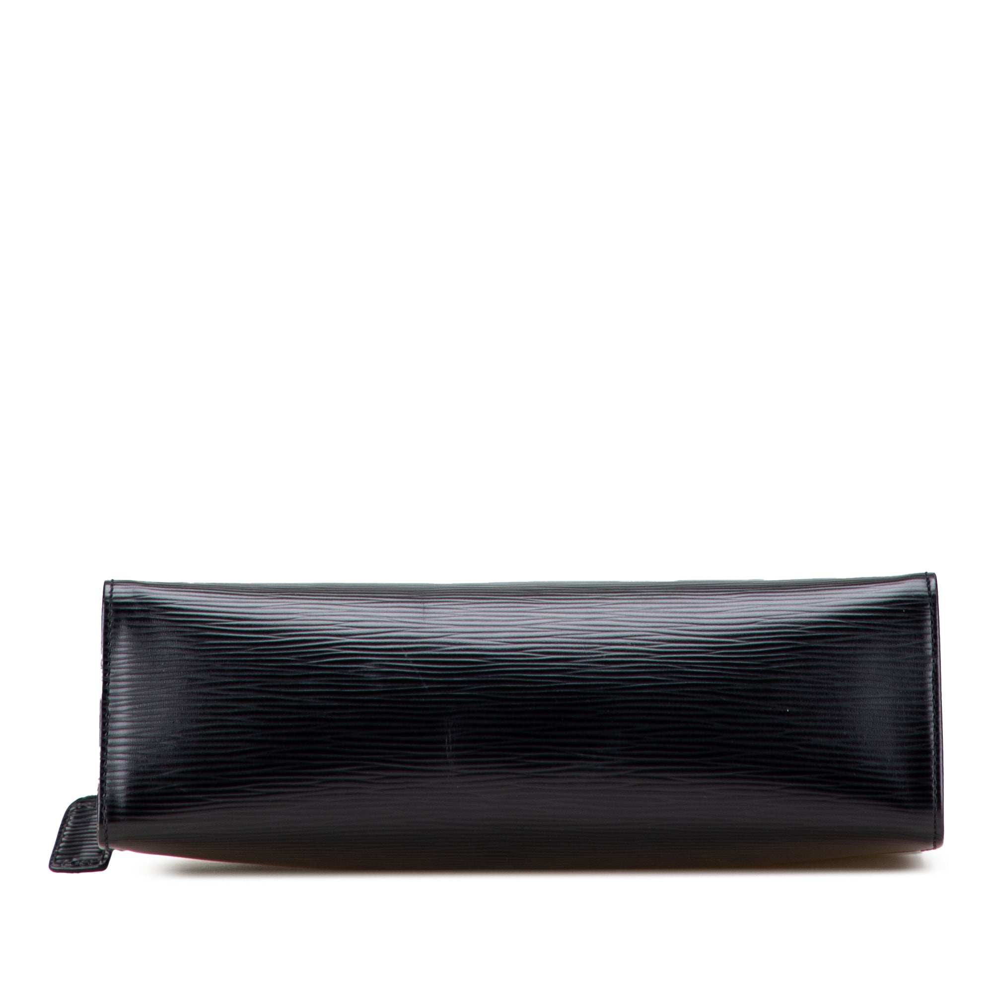 Leather Logo Clutch