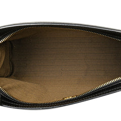 Leather Logo Clutch