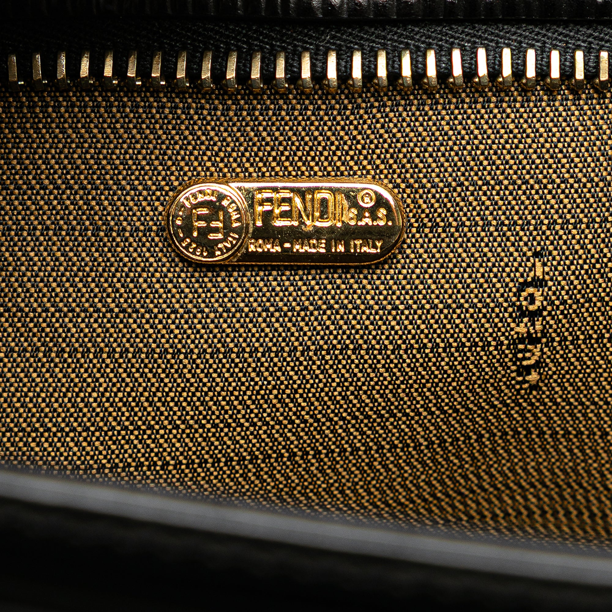 Leather Logo Clutch