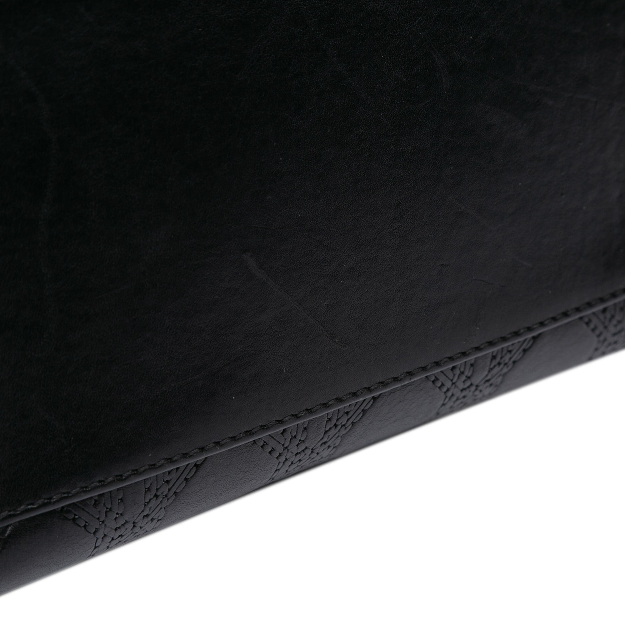Medium Calfskin Cannage Embossed Lady Dior