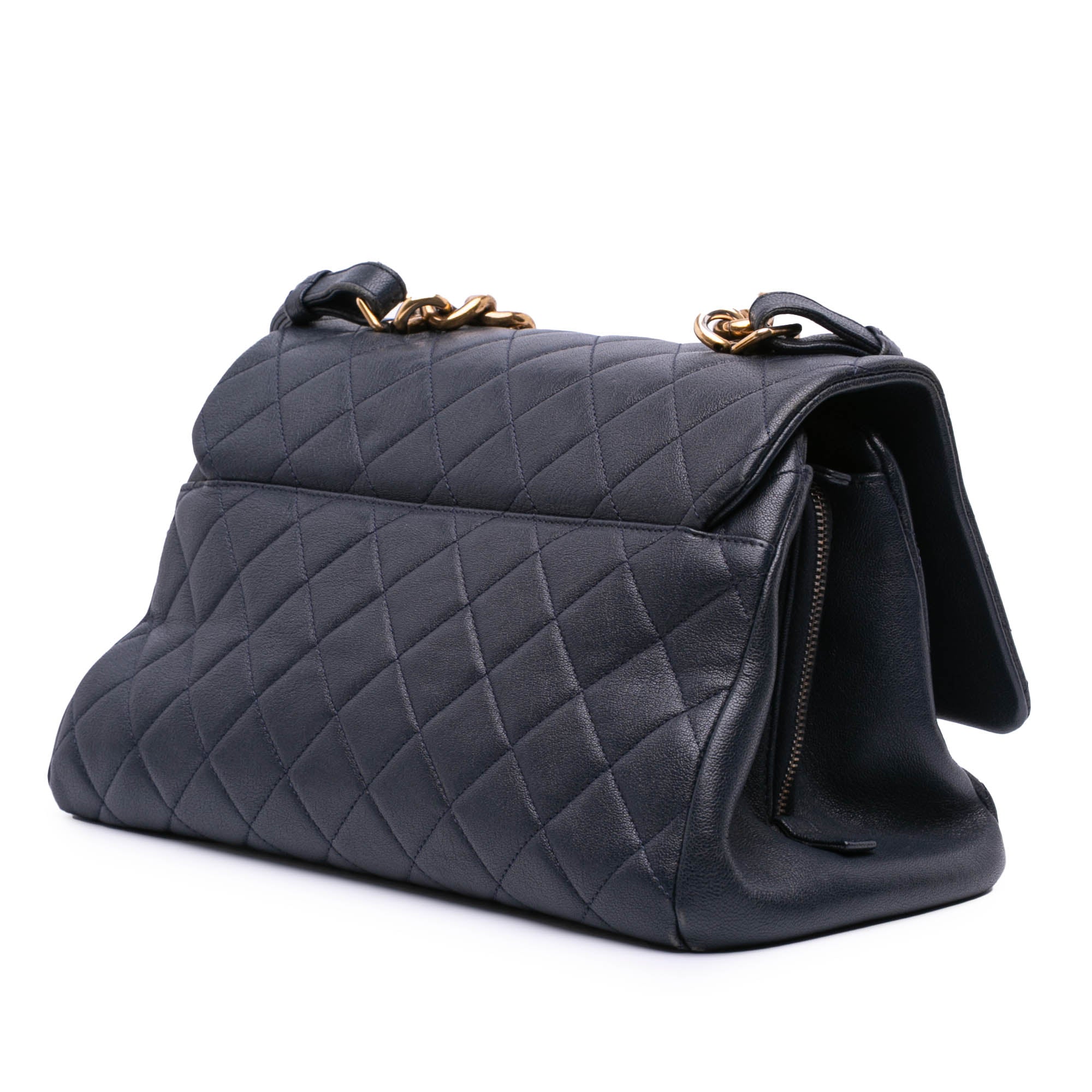 Paris Rome Large Sheepskin Trapezio Flap