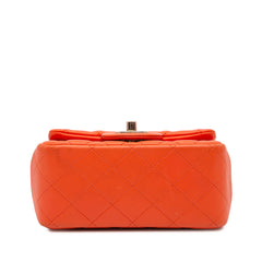 Mini Square Classic Lambskin Single Flap