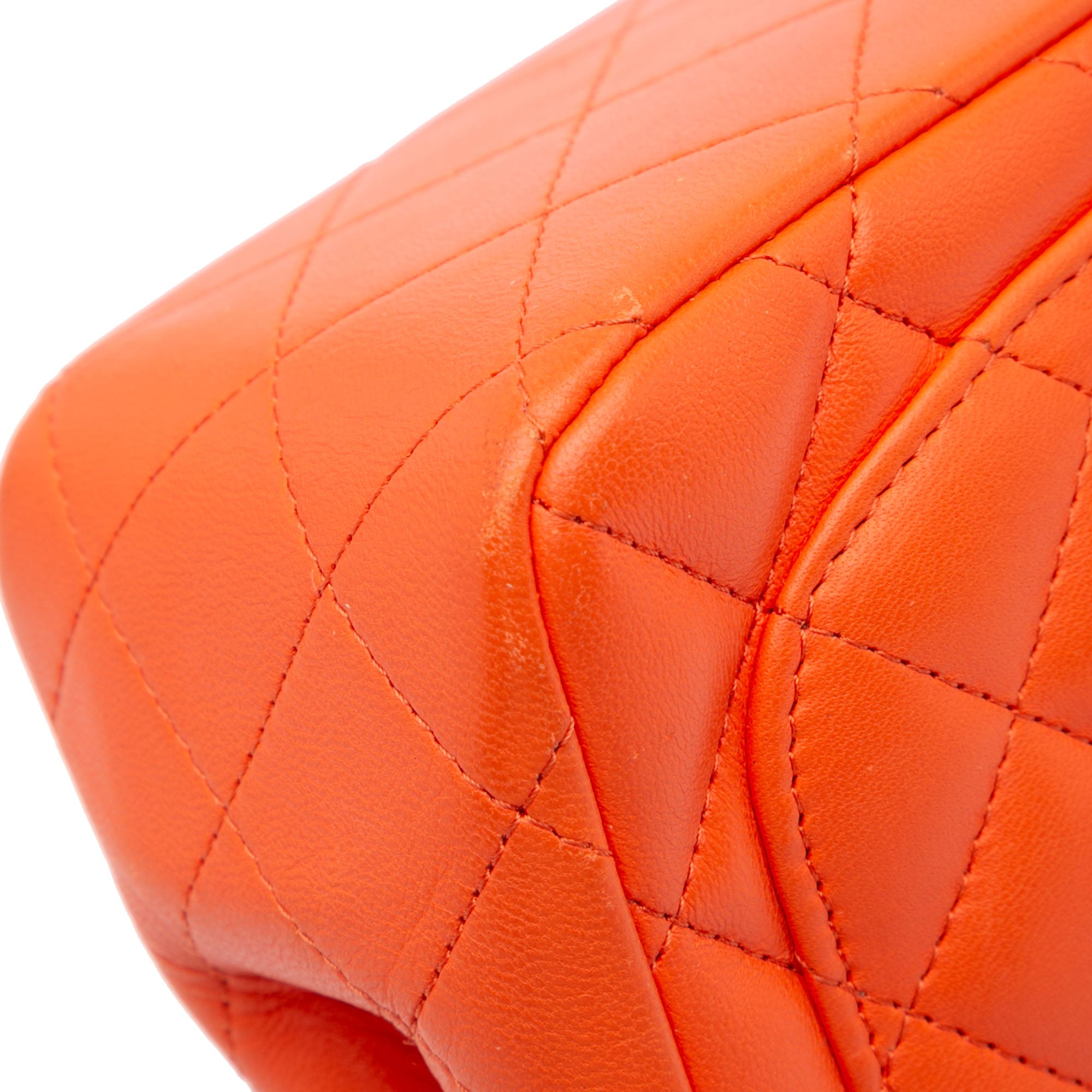 Mini Square Classic Lambskin Single Flap