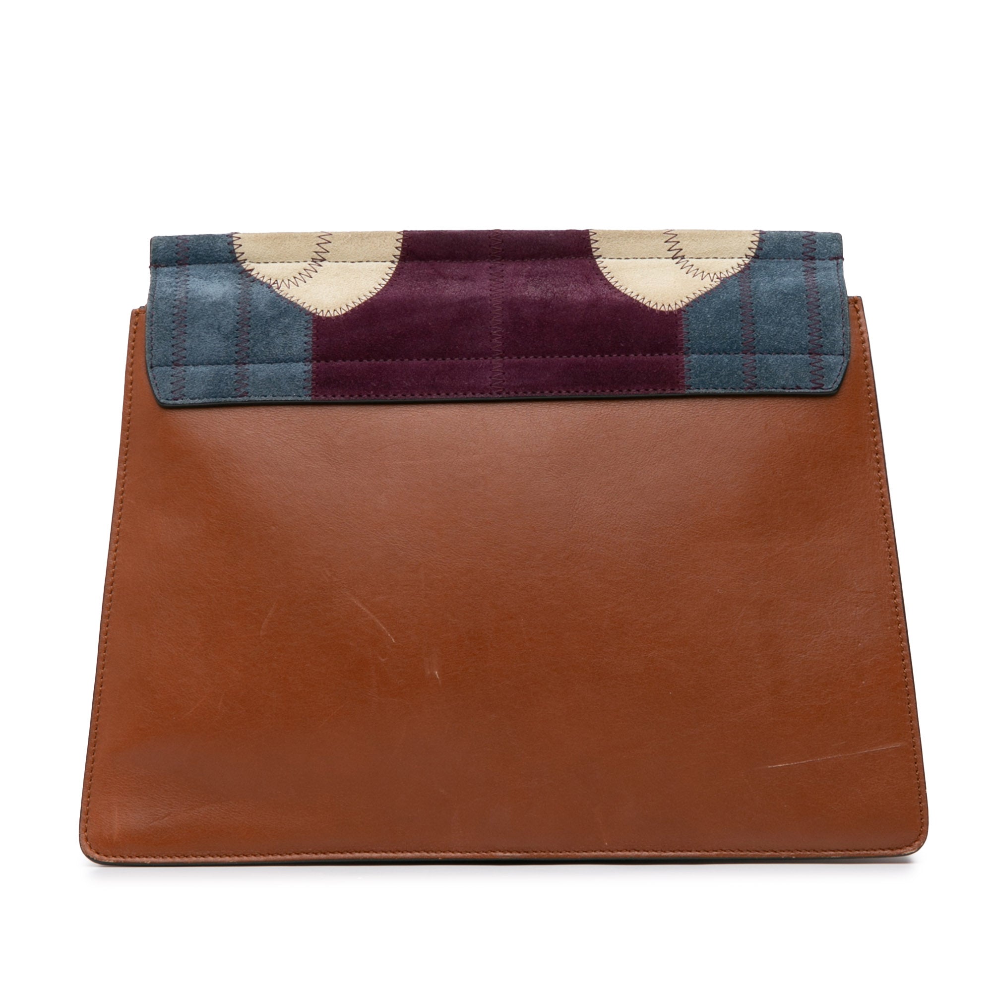 Suede Patchwork Faye Shoulder Bag_2