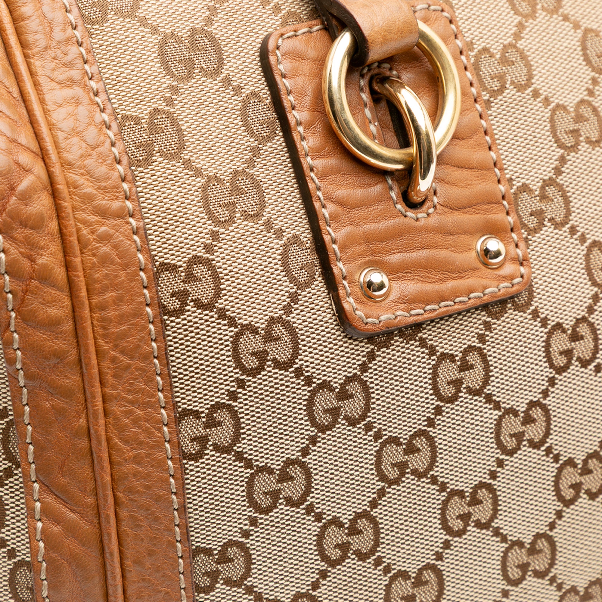Medium GG Canvas Charm Satchel