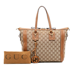 Medium GG Canvas Charm Satchel