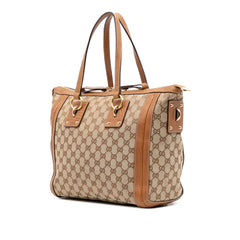 Medium GG Canvas Charm Satchel