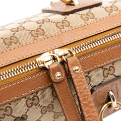 Medium GG Canvas Charm Satchel