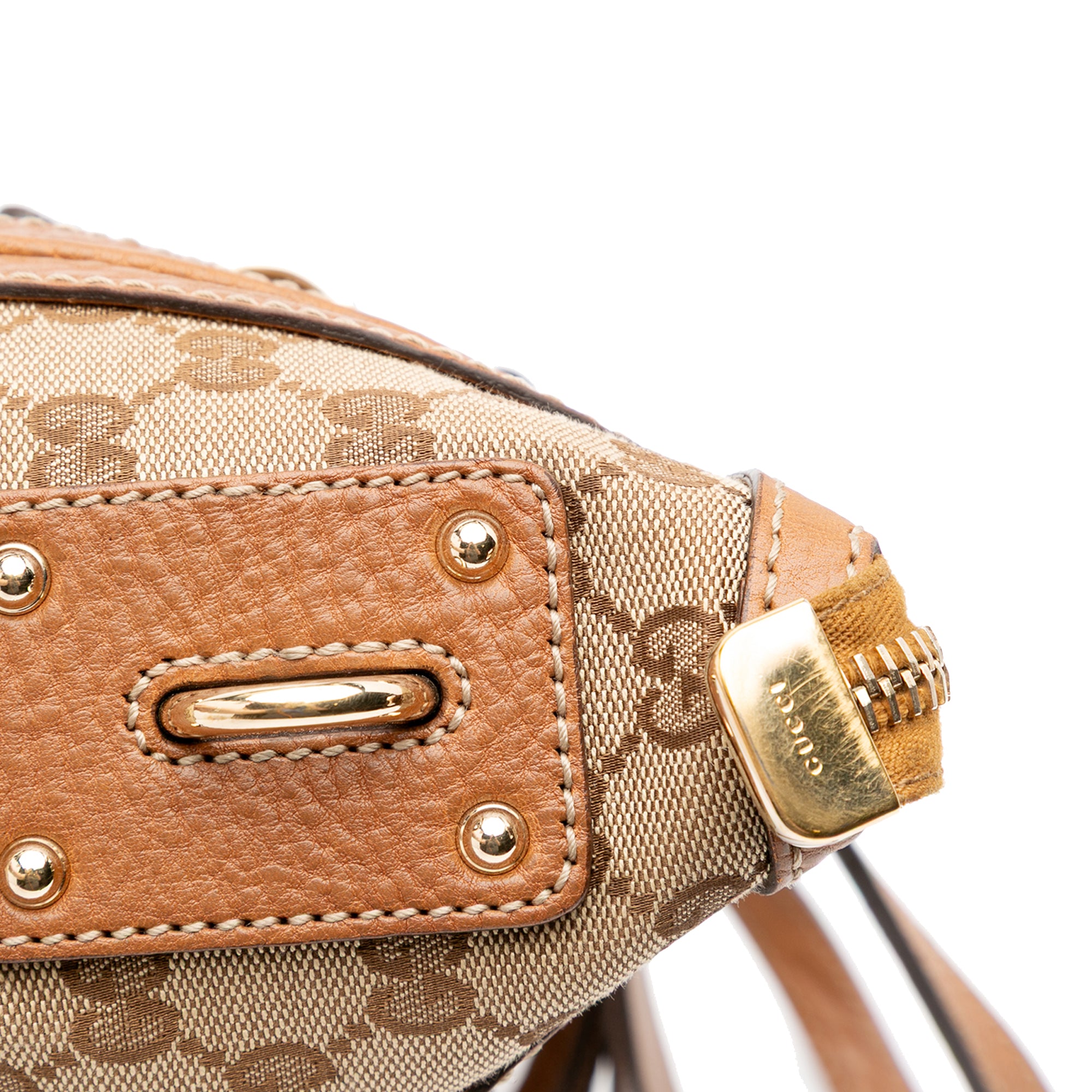 Medium GG Canvas Charm Satchel