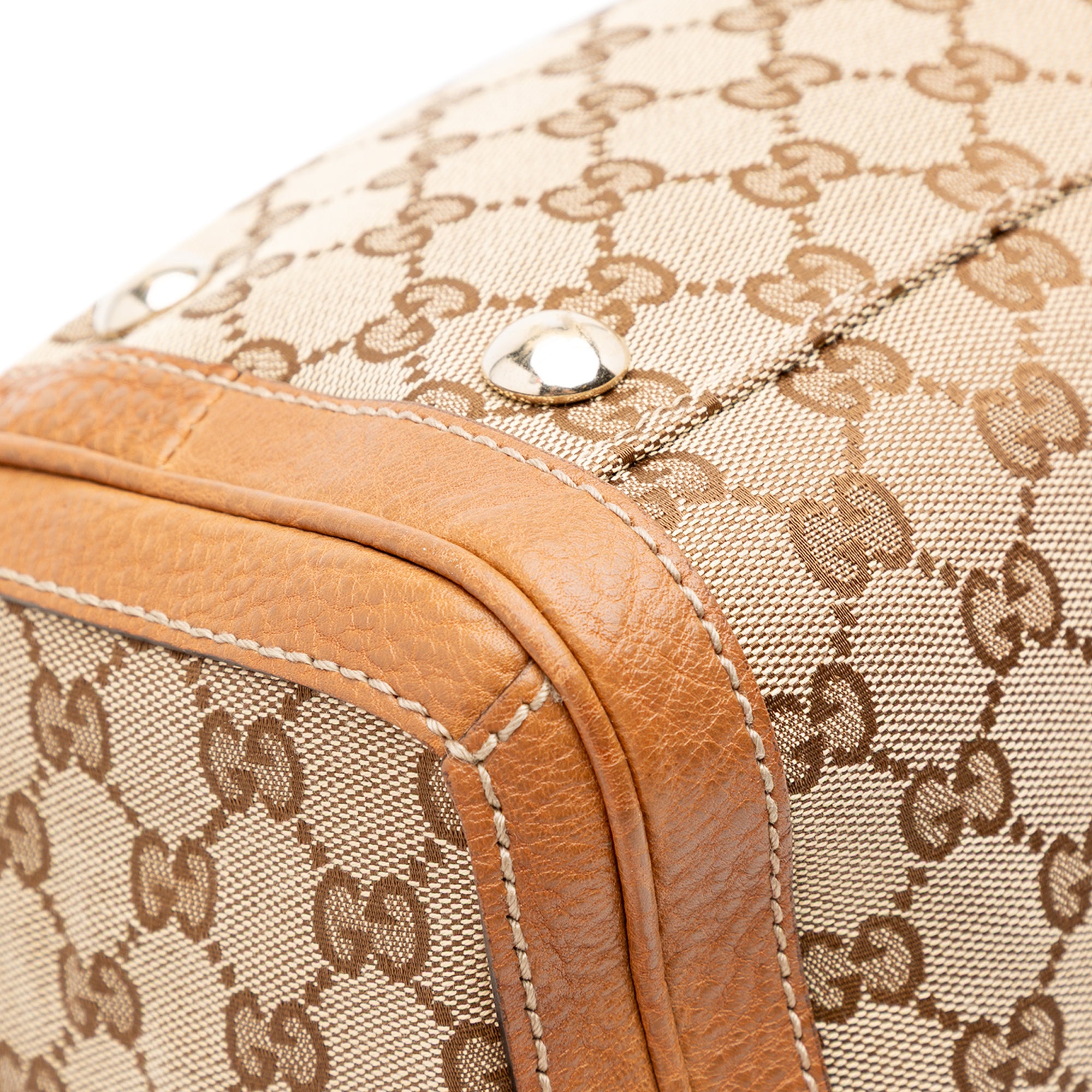 Medium GG Canvas Charm Satchel