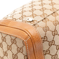 Medium GG Canvas Charm Satchel