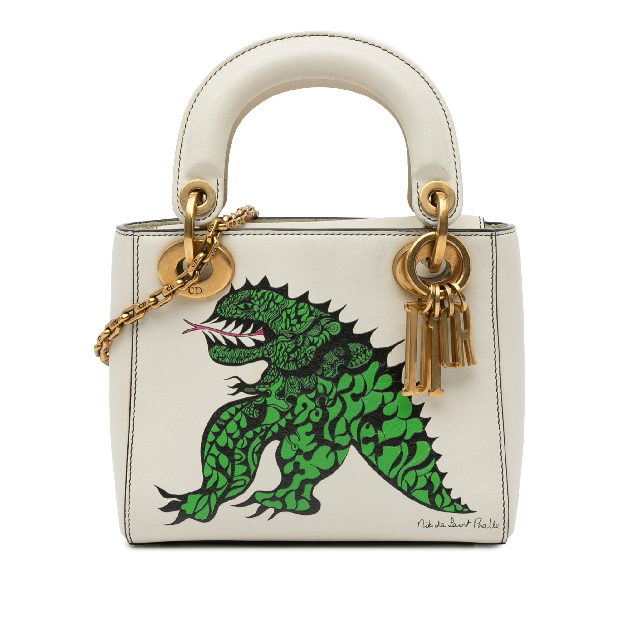 Limited Edition Niki De Saint Phalle Mini Calfskin Dragon Lady Dior_0