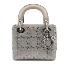 Mini Satin Cannage Crystal Lady Dior_0