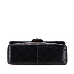 Mini Square Quilted Lambskin Single Flap