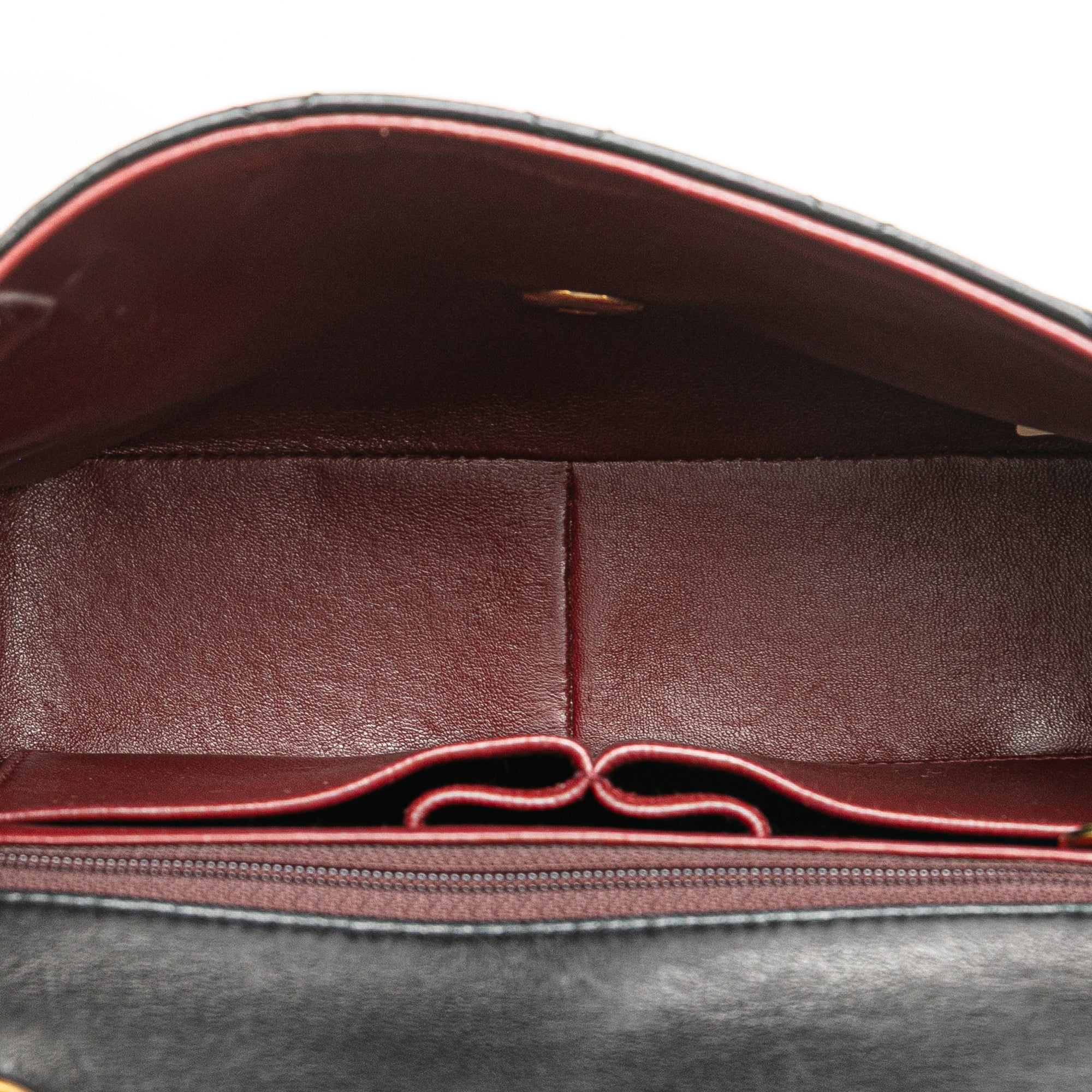 Mini Square Quilted Lambskin Single Flap