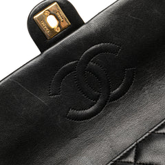 Mini Square Quilted Lambskin Single Flap