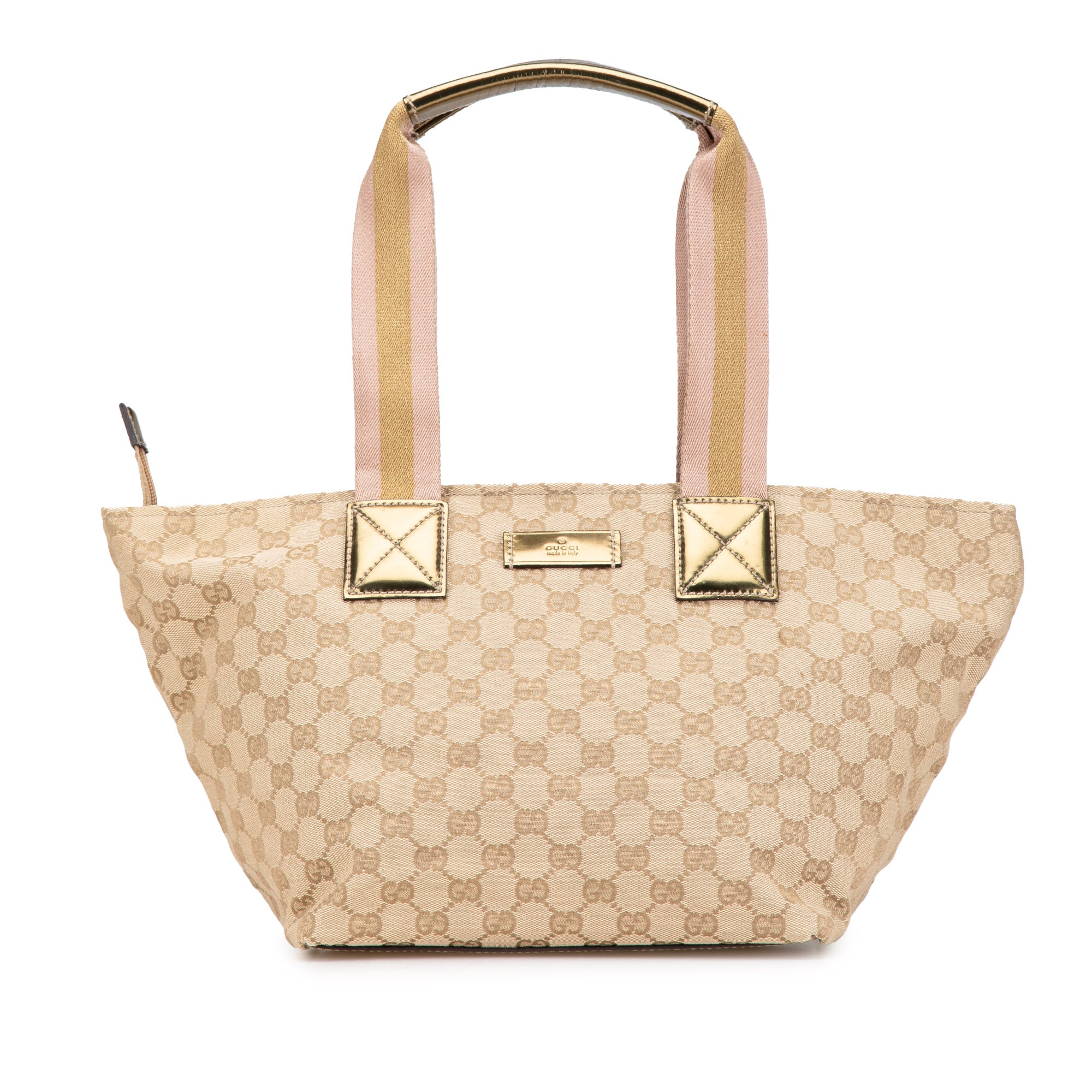 GG Canvas Web Tote