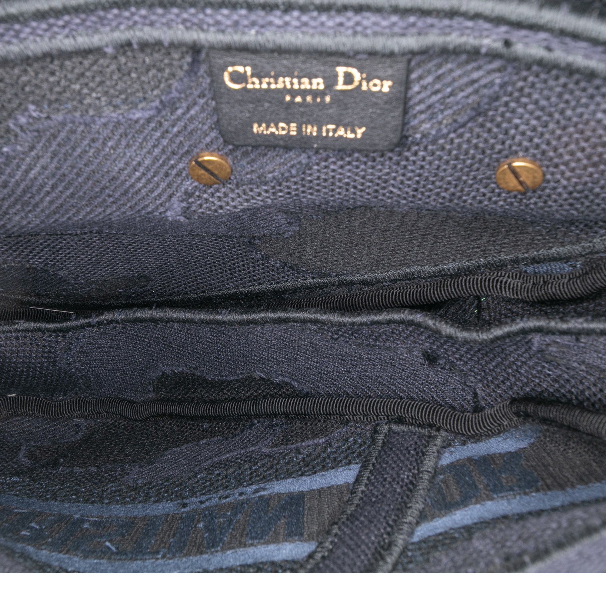 Camouflage Embroidered Canvas Saddle Bag