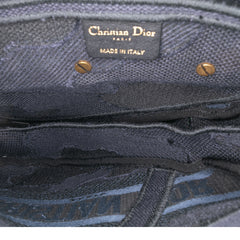 Camouflage Embroidered Canvas Saddle Bag