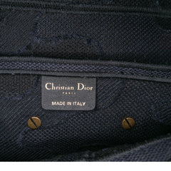 Camouflage Embroidered Canvas Saddle Bag