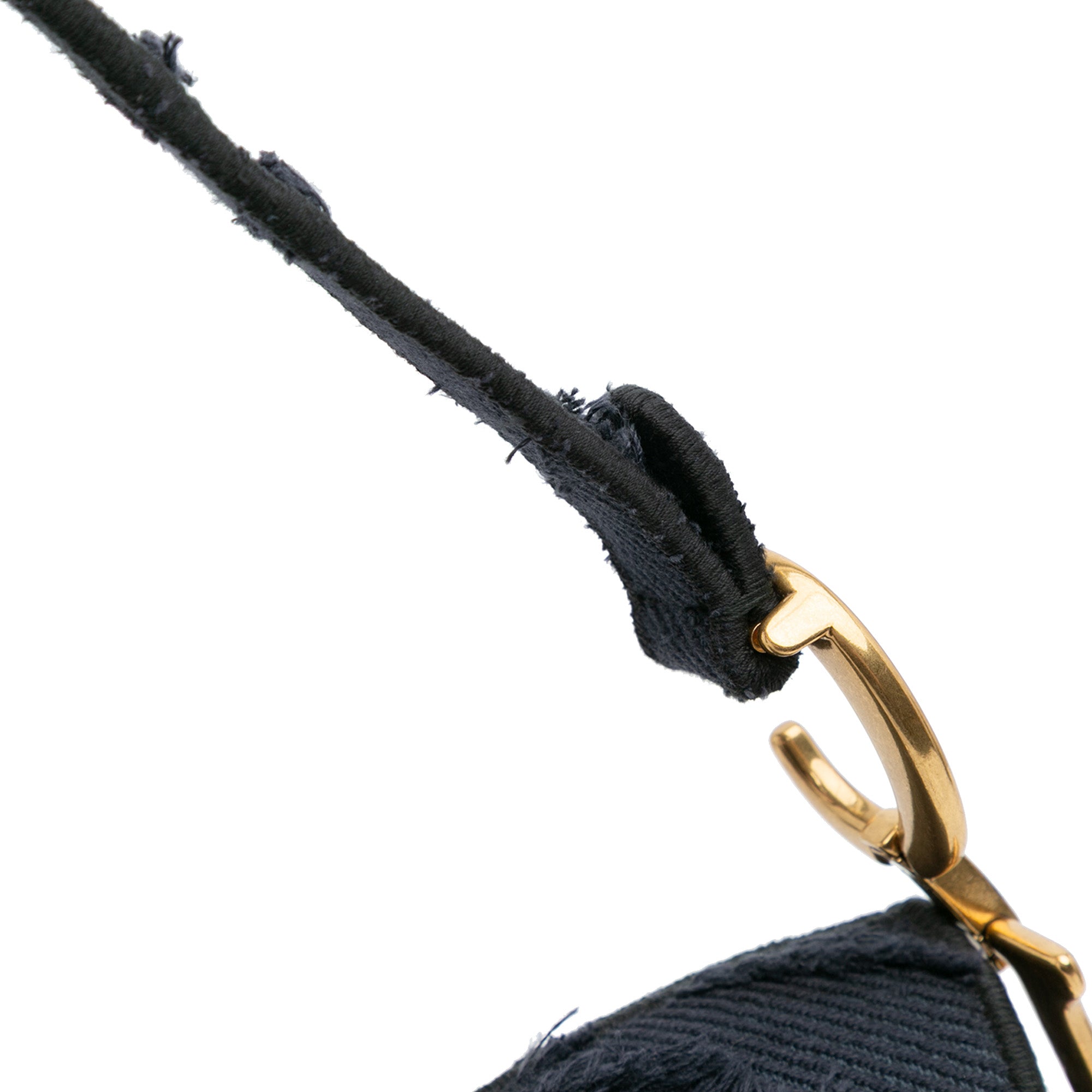 Camouflage Embroidered Canvas Saddle Bag