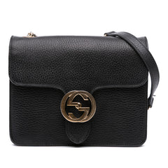 Small Dollar Calfskin Interlocking G Crossbody