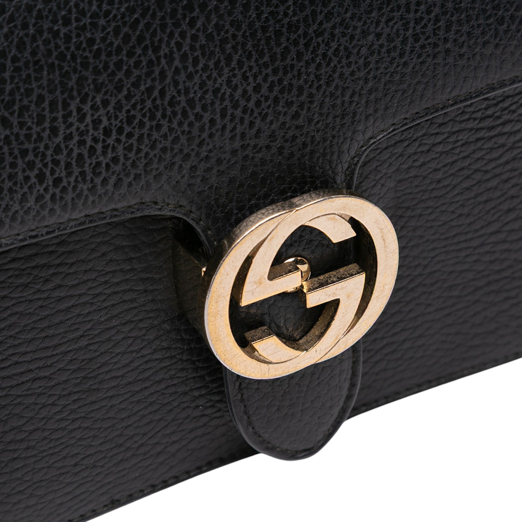 Small Dollar Calfskin Interlocking G Crossbody