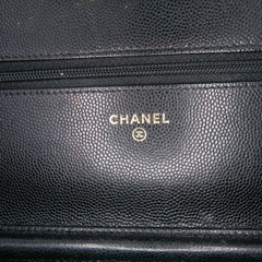 Quilted Caviar Golden Class Wallet On Chain