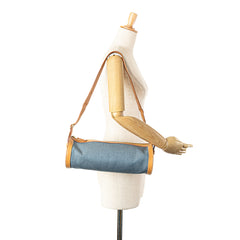 Denim and Calfskin Sac Doremi 33