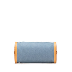 Denim and Calfskin Sac Doremi 33