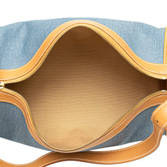 Denim and Calfskin Sac Doremi 33