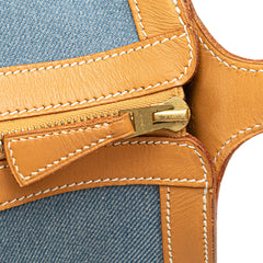 Denim and Calfskin Sac Doremi 33