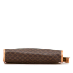 Macadam Coated Canvas Clutch