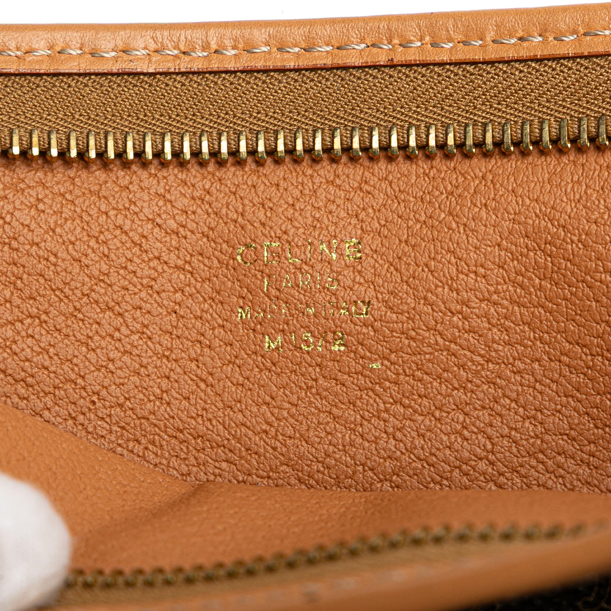 Macadam Coated Canvas Clutch