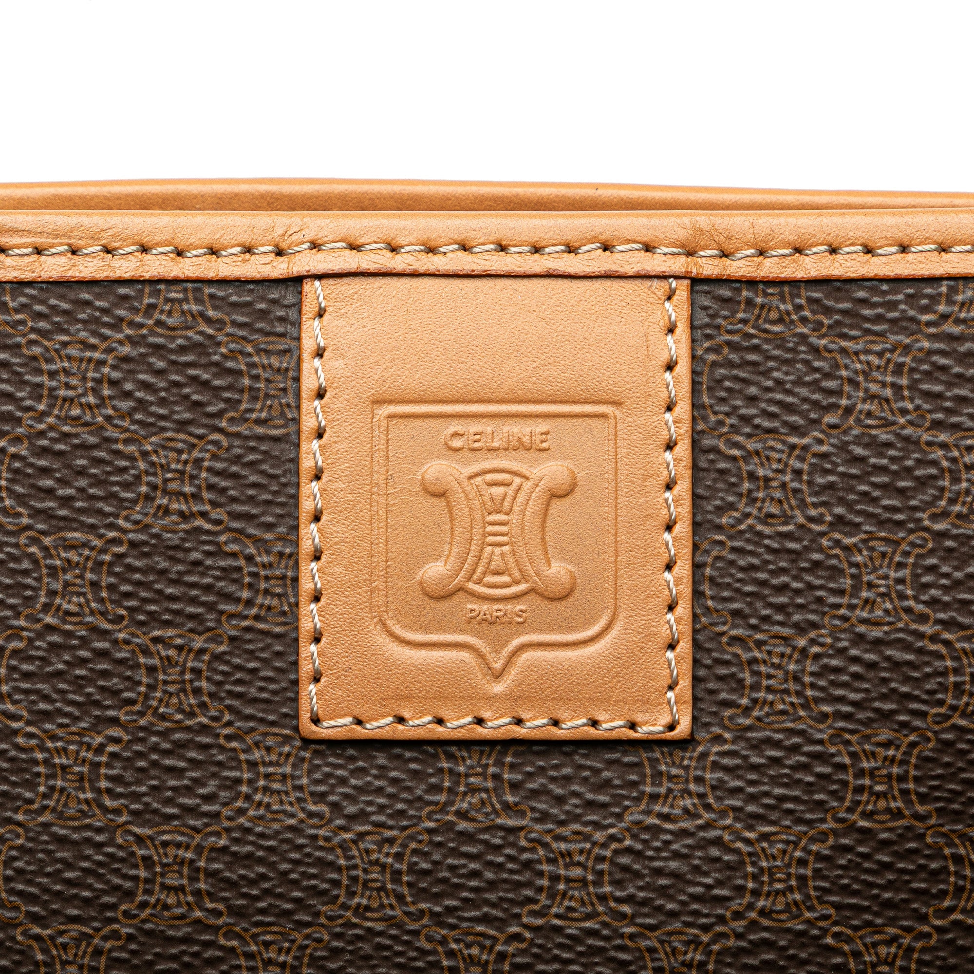 Macadam Coated Canvas Clutch