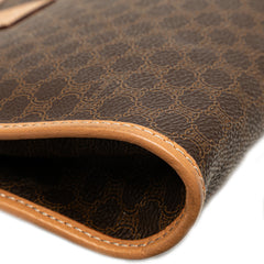 Macadam Coated Canvas Clutch