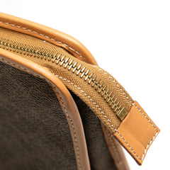 Macadam Coated Canvas Clutch