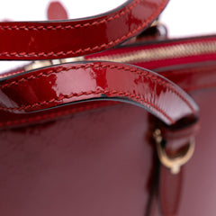 Medium Microguccissima Patent Nice Dome Satchel