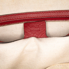 Medium Microguccissima Patent Nice Dome Satchel