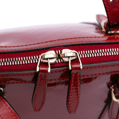 Medium Microguccissima Patent Nice Dome Satchel