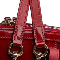 Medium Microguccissima Patent Nice Dome Satchel