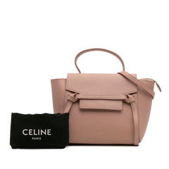 Nano Grained Calfskin Belt Bag