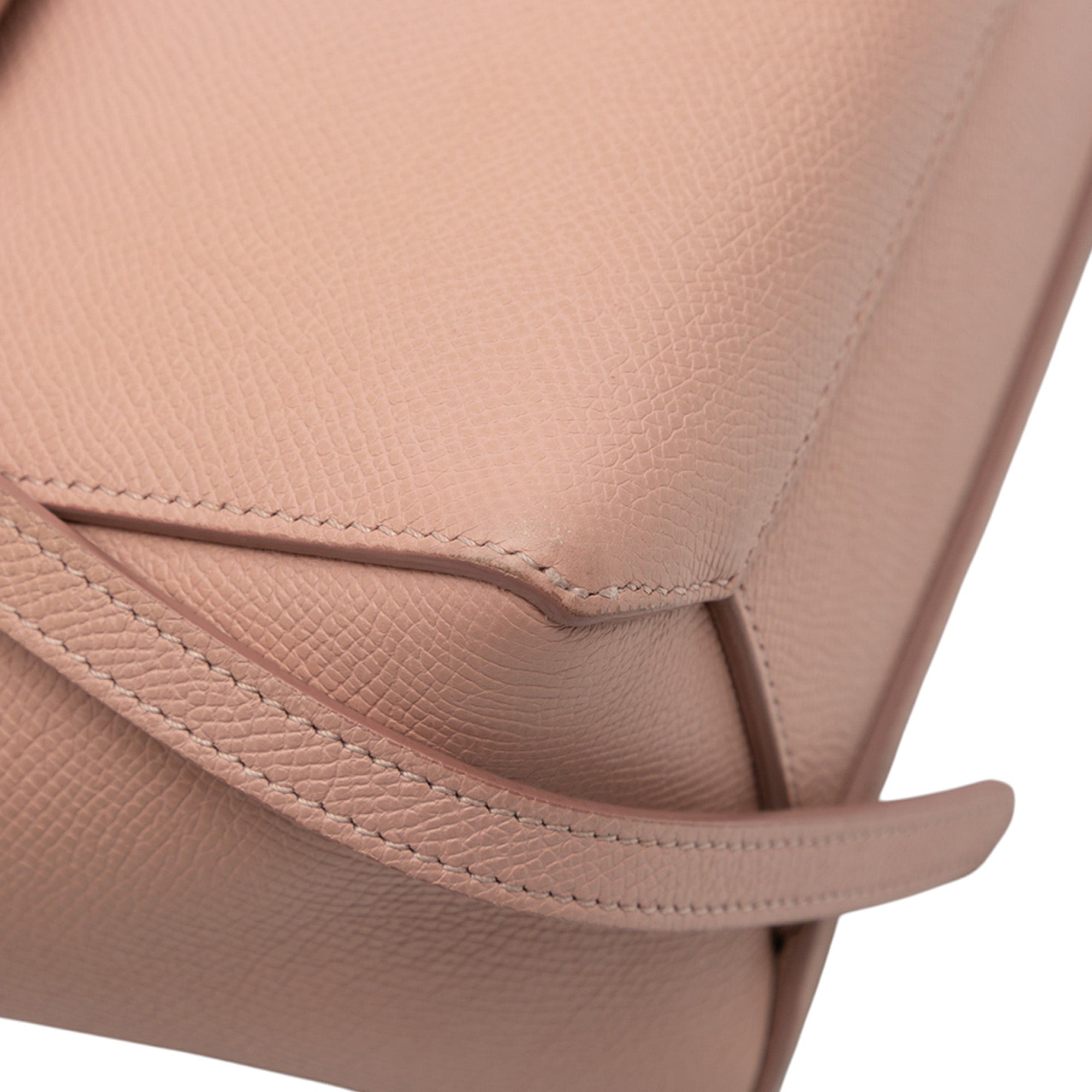 Nano Grained Calfskin Belt Bag