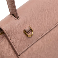 Nano Grained Calfskin Belt Bag