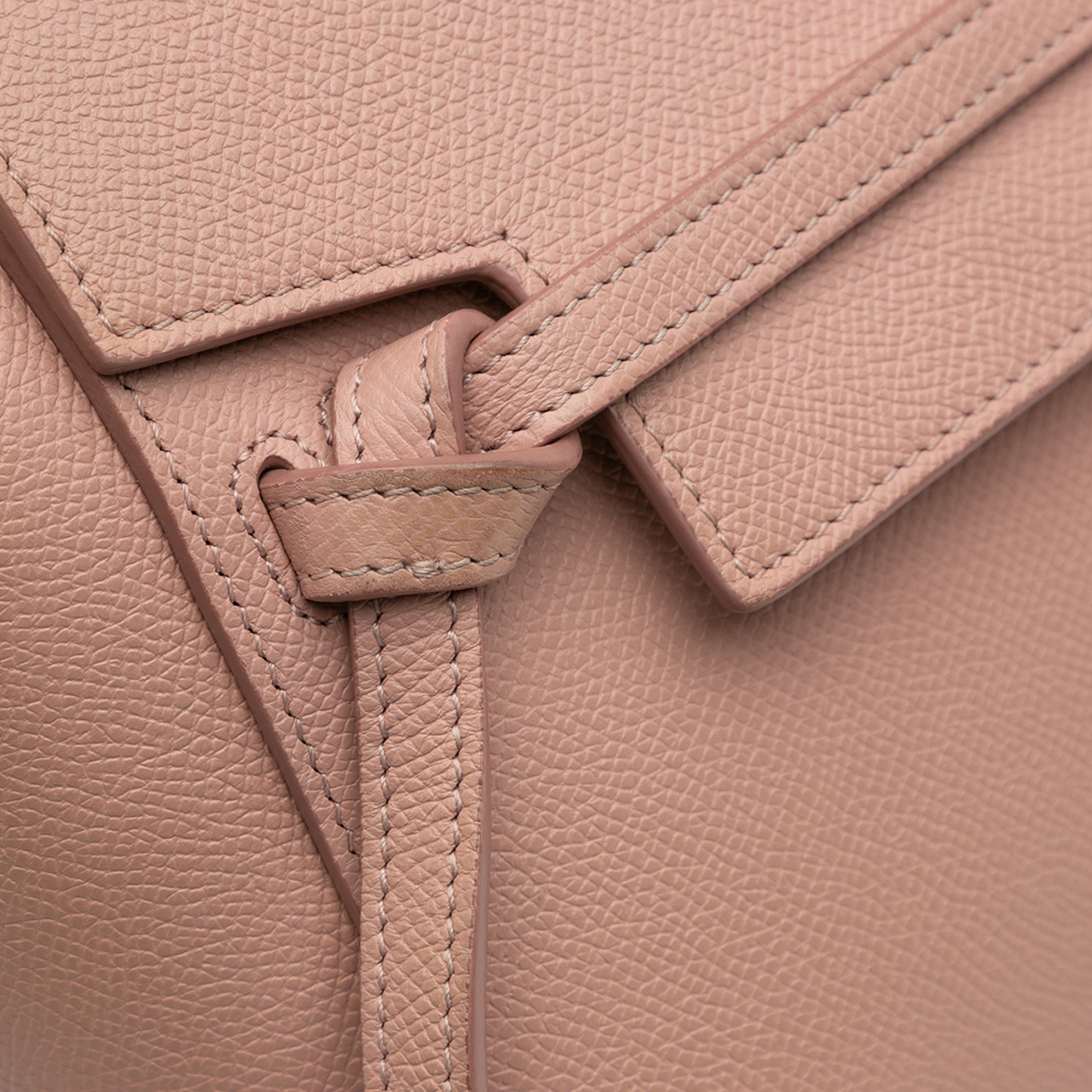 Nano Grained Calfskin Belt Bag