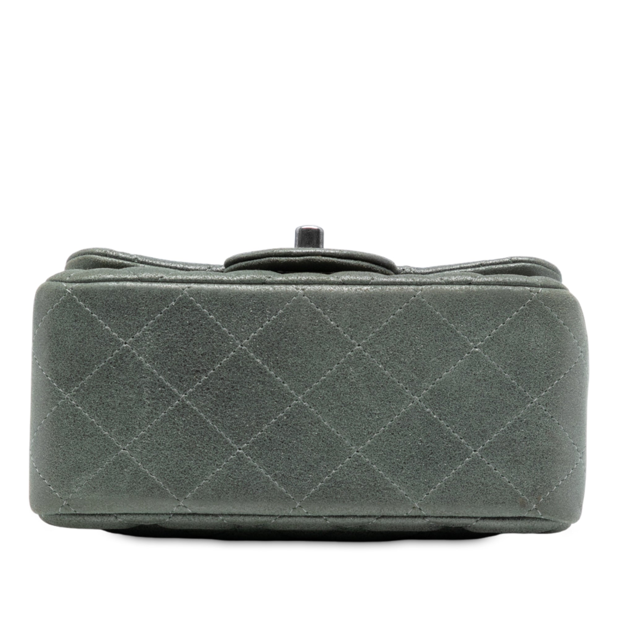 Mini Square Classic Lambskin Single Flap