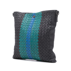 Nappa Intrecciato Flat Crossbody