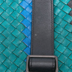 Nappa Intrecciato Flat Crossbody