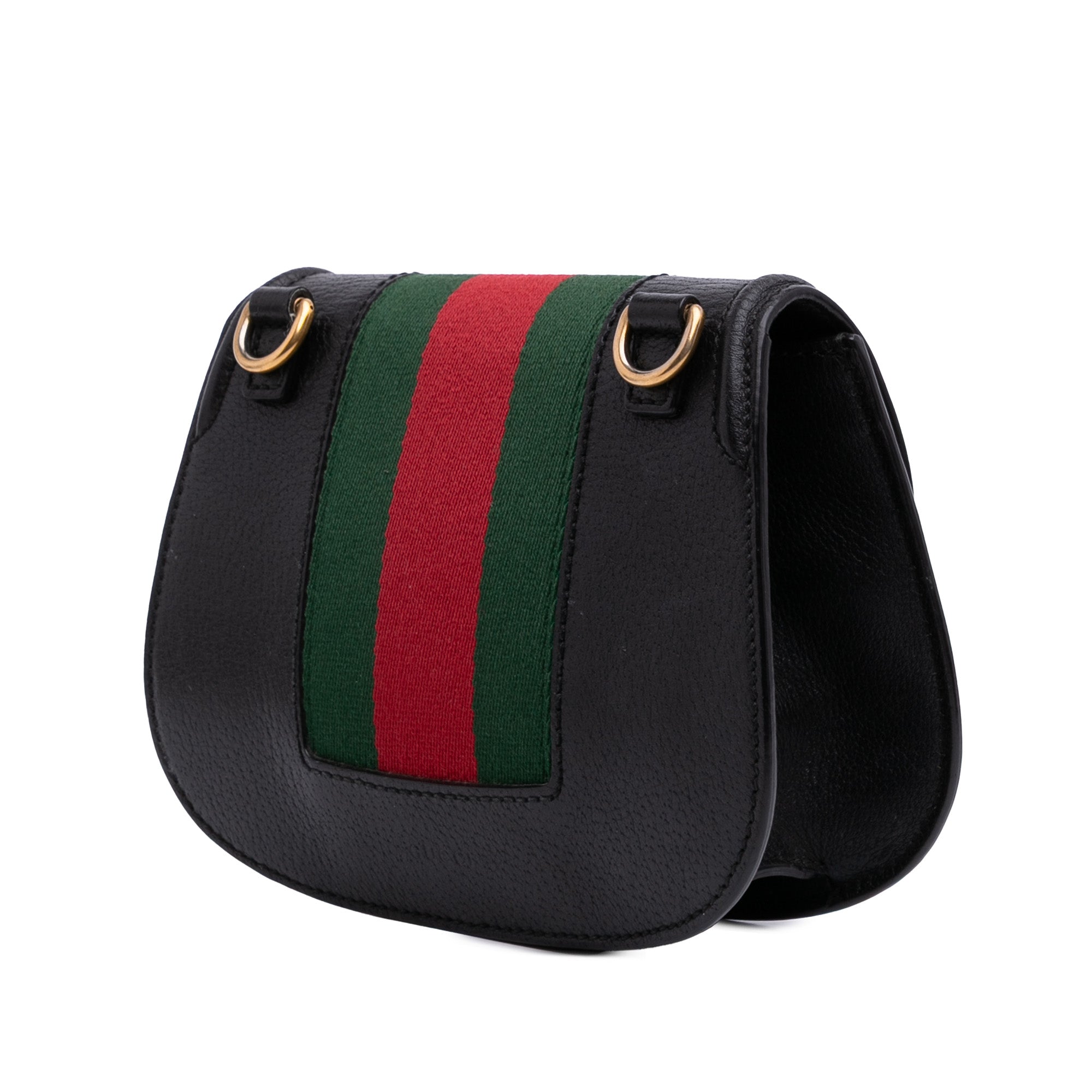 Small Leather Linea Totem Crystal Butterfly Crossbody