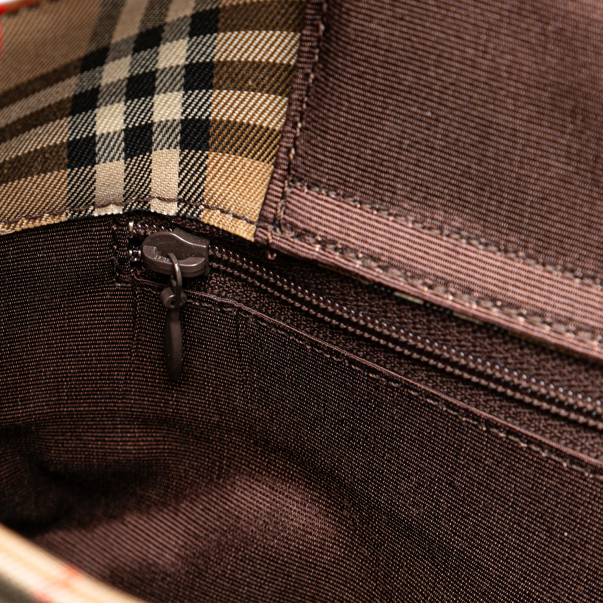 Haymarket Check Canvas Tote